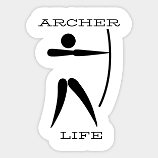 Archer life Sticker